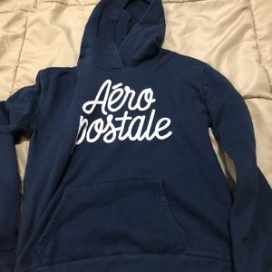 Aero navy sparkle hoodie